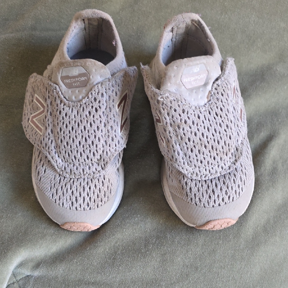 Pink And Gray Little Kids New Balance Sneakers